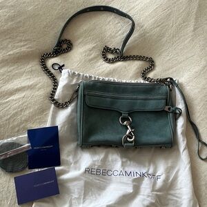 Blue, medium-sized Rebecca Minkoff cross-body purse